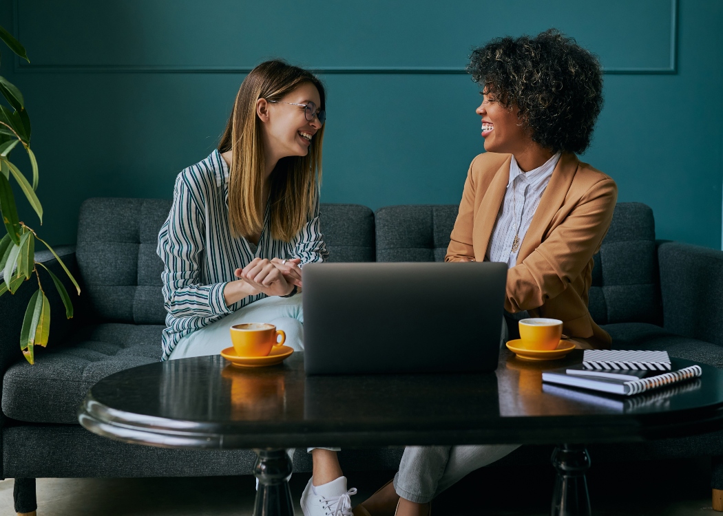 Workers sharing experiences