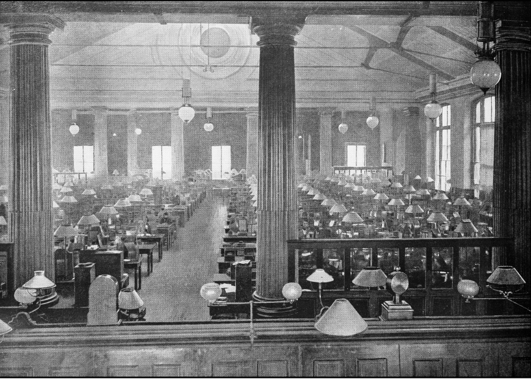 The telegraph instrument galleries, General Post office