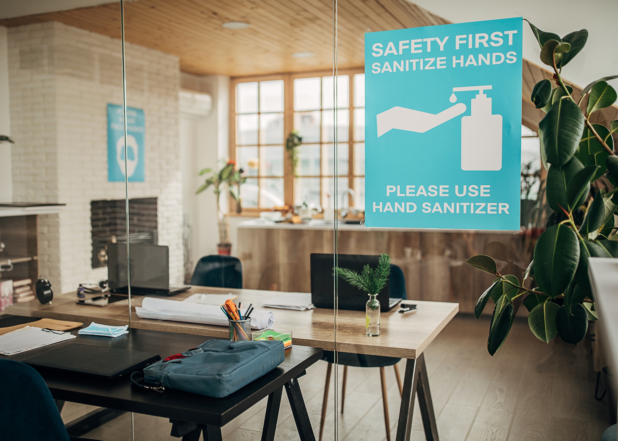 Covid secure workplace signage