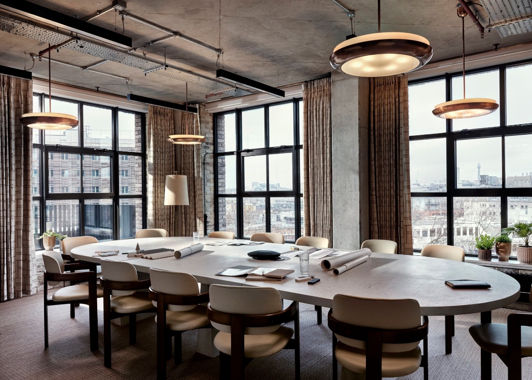Working From Southwark's meeting room with floor to ceiling windows
